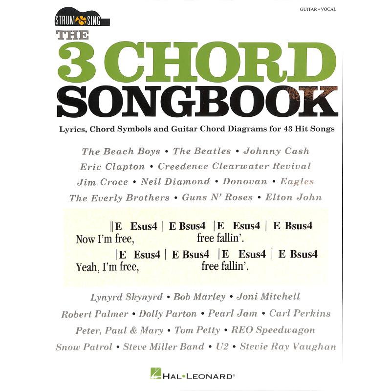 Titelbild für HL 211634 - The 3 chord songbook