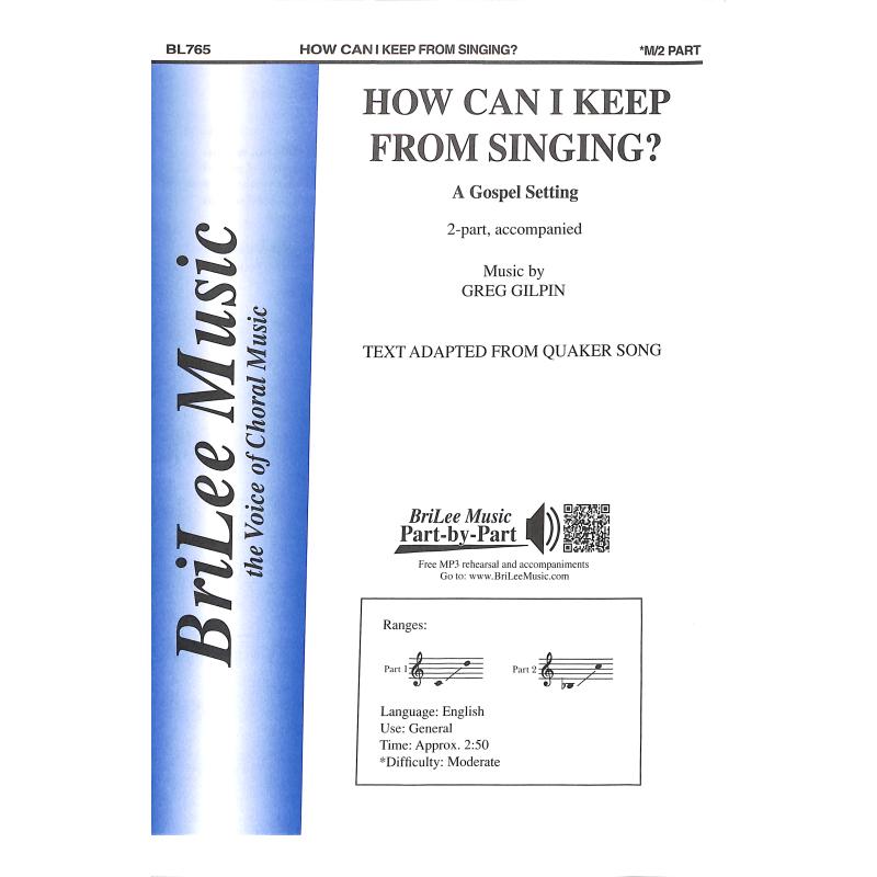 Titelbild für CF -BL765 - How can I keep from singing