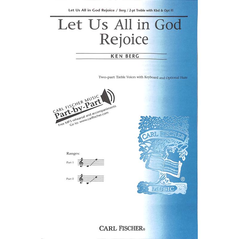 Titelbild für CF -CM9098 - Let us all in god rejoice