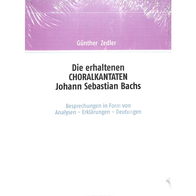 Titelbild für 978-3-8334-8405-6 - Die erhaltenen Choralkantaten Johann Sebastian Bachs