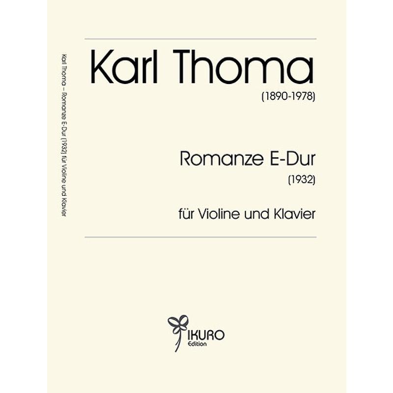 Titelbild für IKURO 170615 - Romanze E-Dur