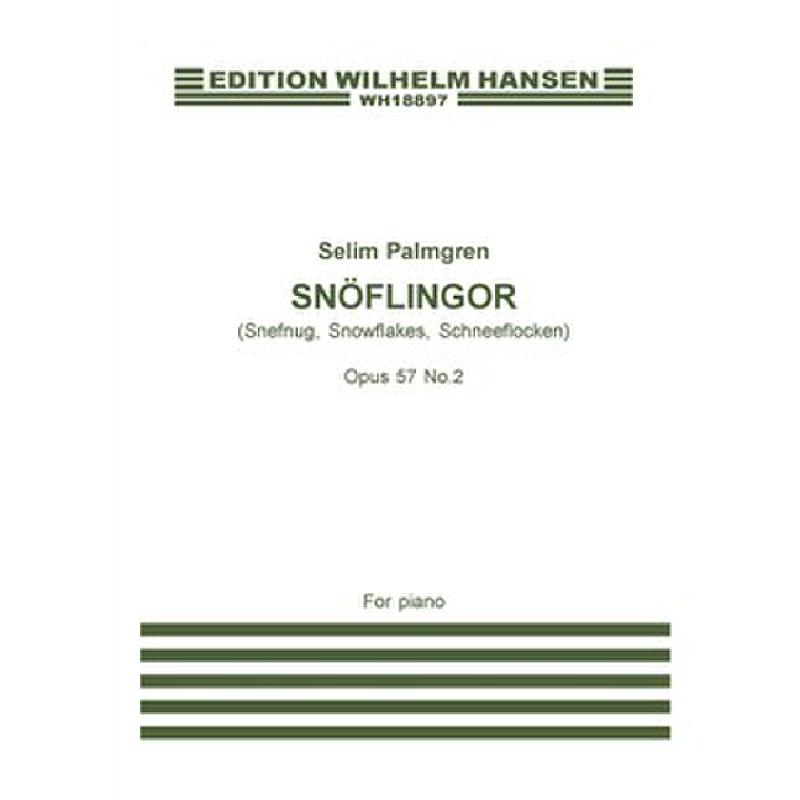 Titelbild für WH 18897 - Snöflingor op 57/2 | Schneeflocken