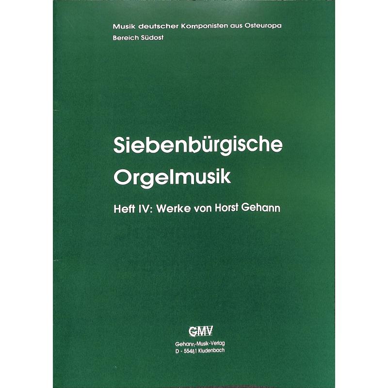 Titelbild für GEHANN 076 - Siebenbürgische Orgelmusik 4
