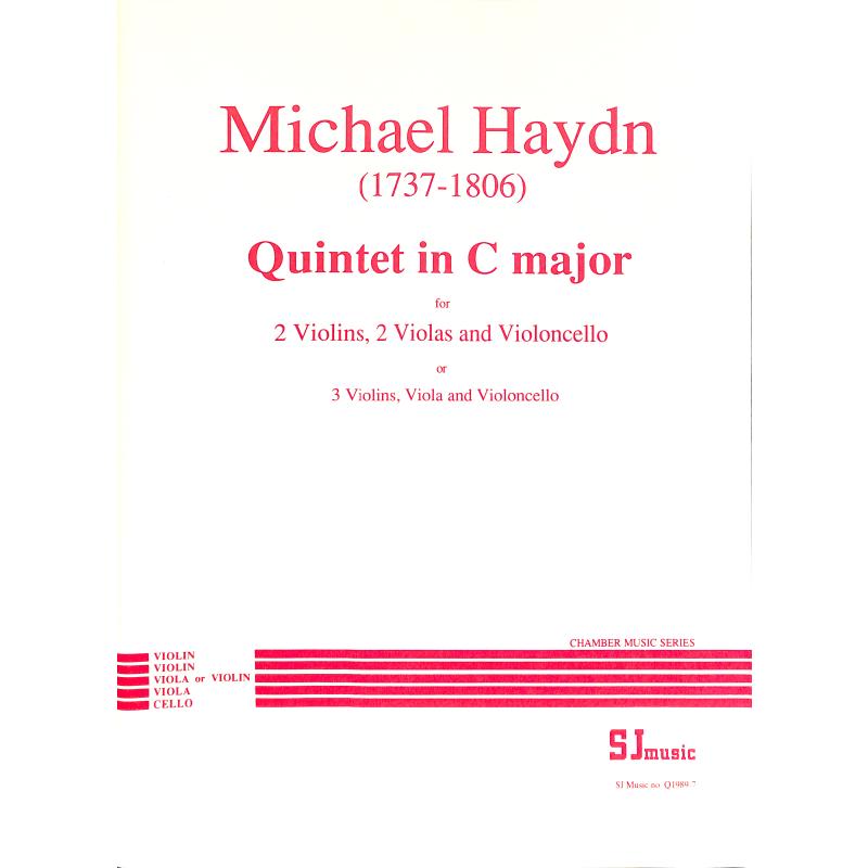 Titelbild für SJMUSIC -Q1989-7 - Quintett C-Dur