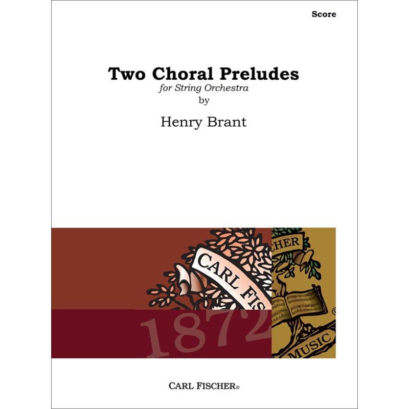 Titelbild für CF -CY4011F - 2 Choral Preludes