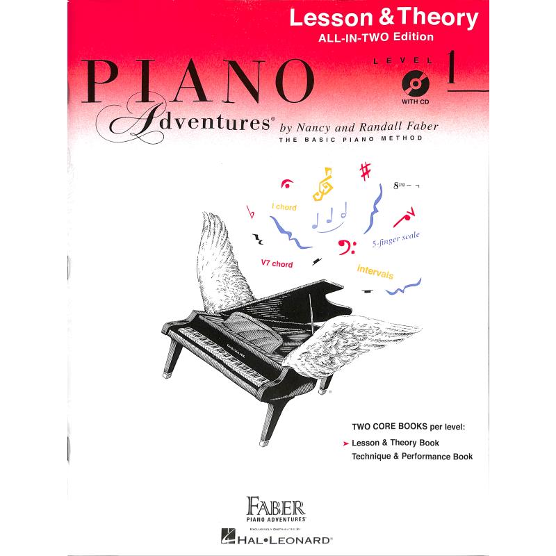 Titelbild für HL 119902 - Piano adventures 1 - Lesson + Theory