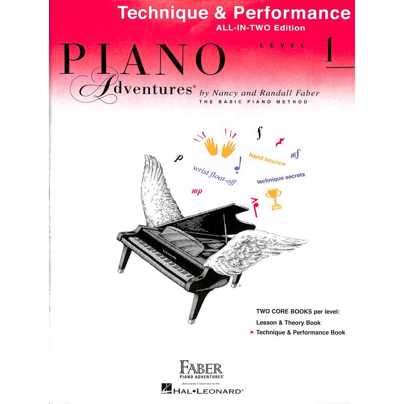 Titelbild für HL 119903 - Piano adventures 1 - Technique + Performance