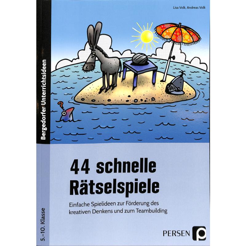 Titelbild für 978-3-403-20206-6 - 44 schnelle Rätselspiele