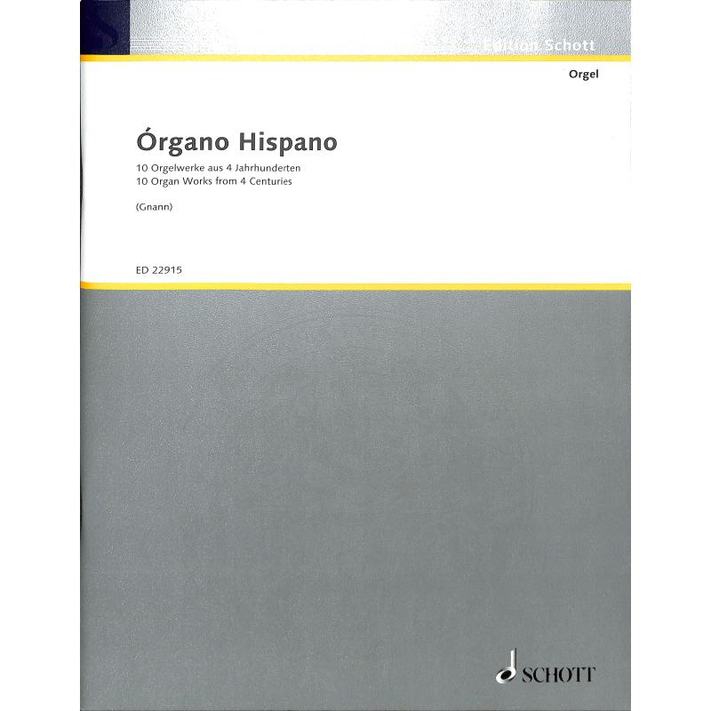 Titelbild für ED 22915 - Organo hispano