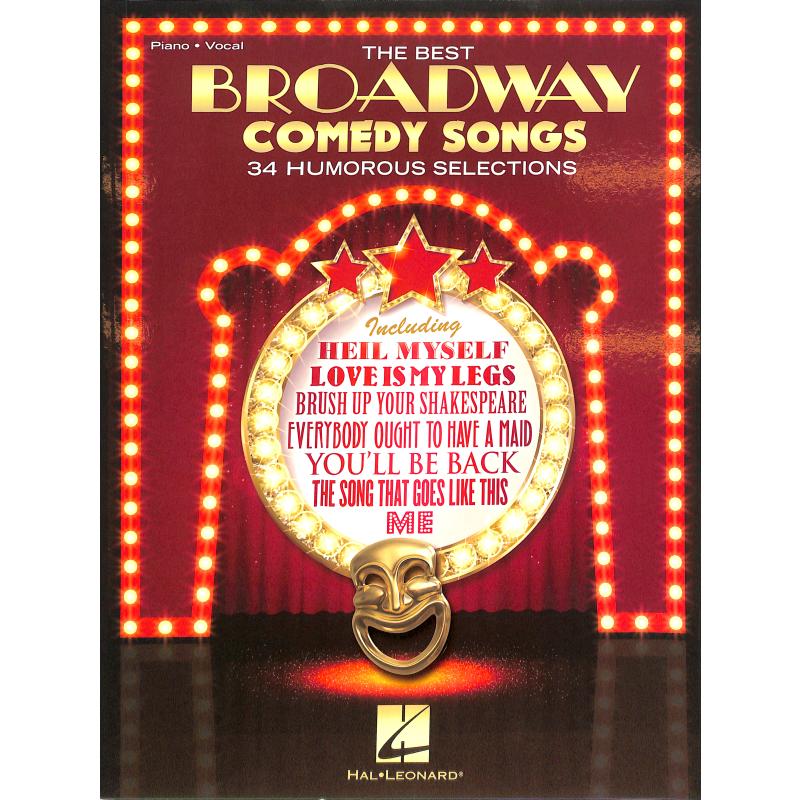 Titelbild für HL 237759 - The best Broadway comedy songs