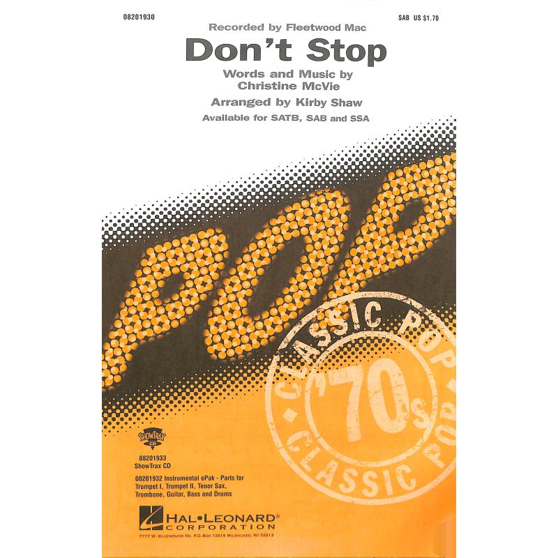 Titelbild für HL 8201930 - Dont't stop