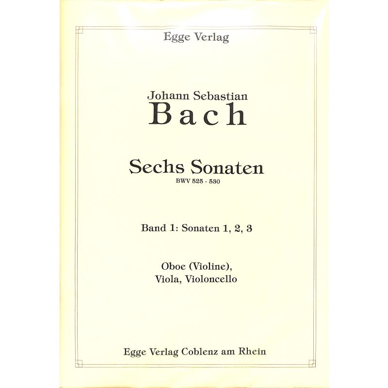 Titelbild für EGGE 2003 - 6 Sonaten Bd 2 BWV 525-530