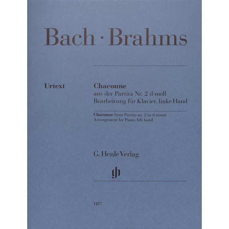 Titelbild für HN 1187 - Chaconne (Partita 2 d-moll BWV 1004)