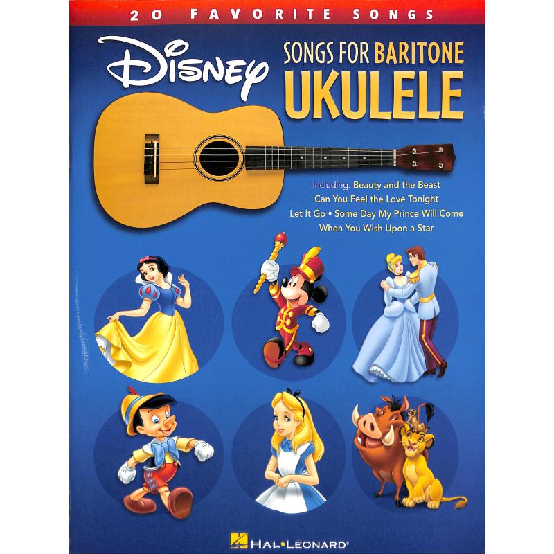Titelbild für HL 214501 - Disney song for Baritone Ukulele