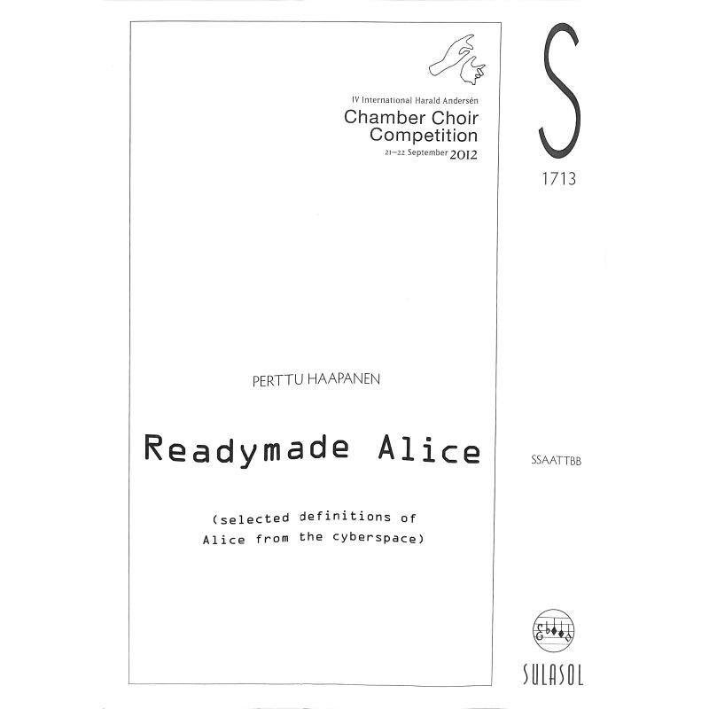 Titelbild für SULASOL -S1713 - Readymade Alice