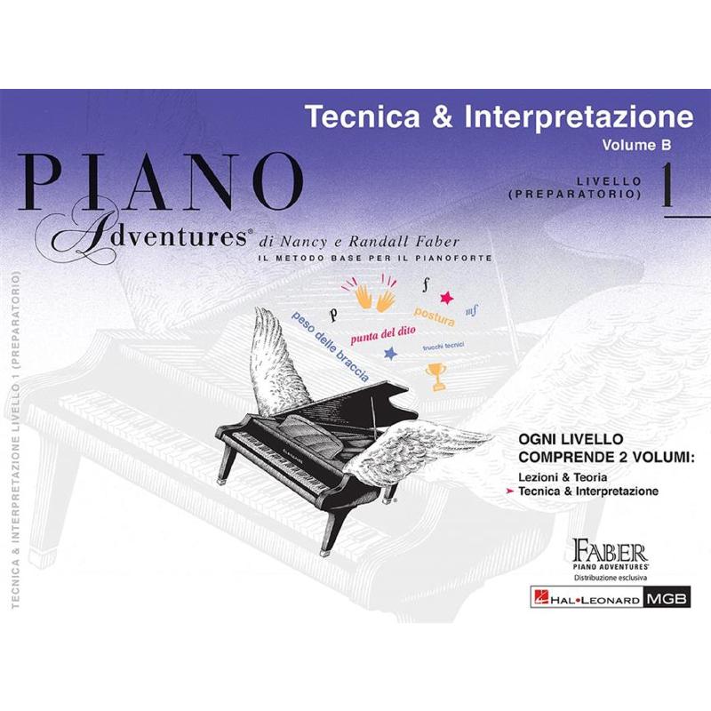 Titelbild für HL 244183 - Piano adventures 1b - Livello preparatorio