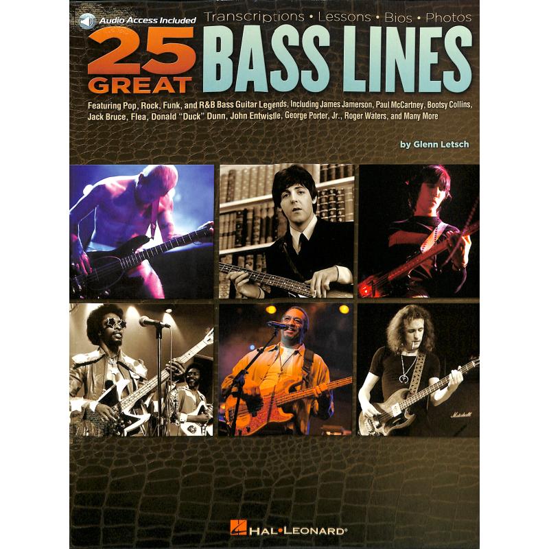 Titelbild für HL 700904 - 25 great bass lines