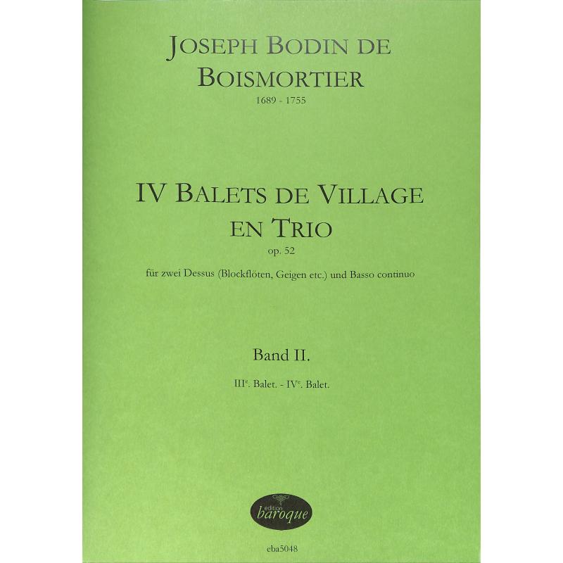 Titelbild für BAROQUE 5048 - 4 Balets de Village en Trio op 52/2