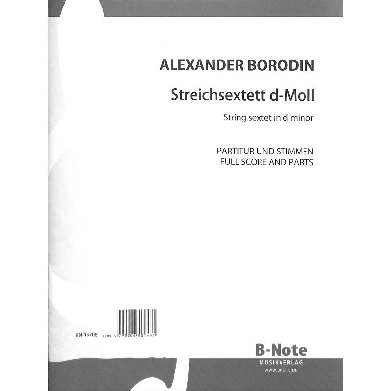 Titelbild für BNOTE -BN15708 - Sextett d-moll