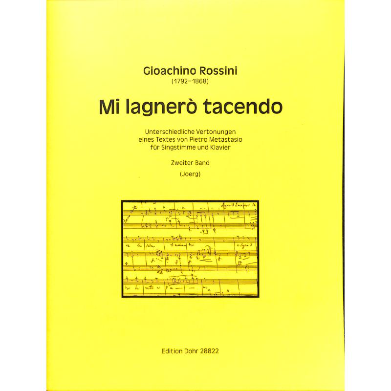 Titelbild für DOHR 28822 - Mi lagnero tacendo 2