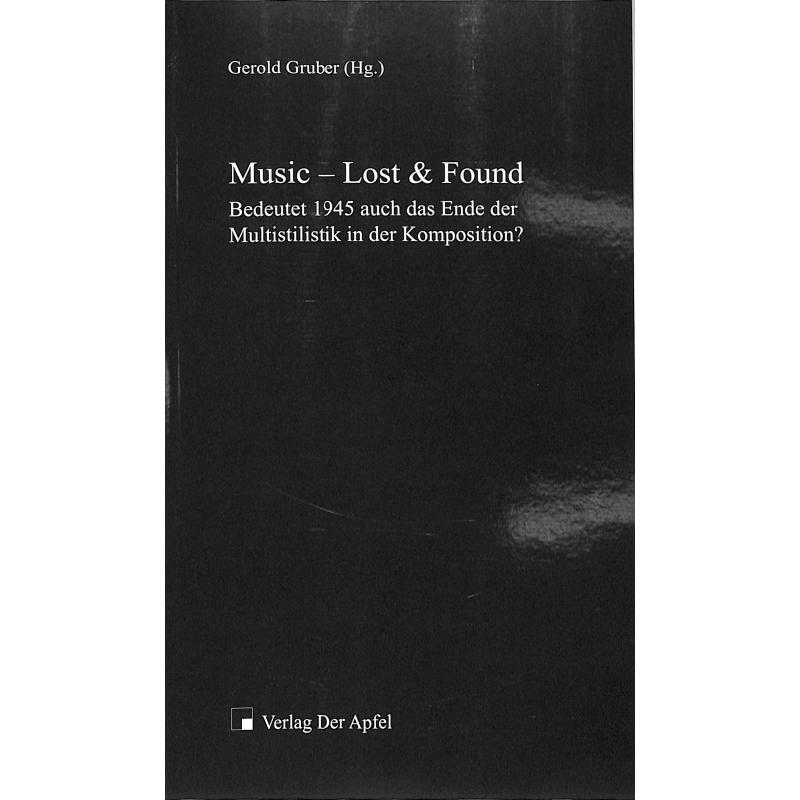 Titelbild für 978-3-85450-030-3 - Music - Lost + found