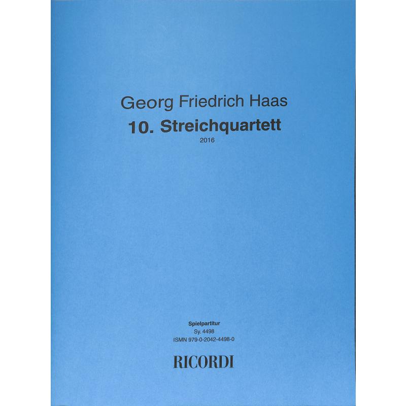 Titelbild für SY 4498G - Quartett 10