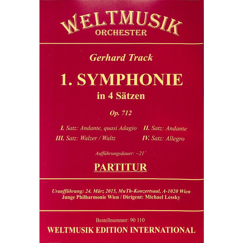 Titelbild für WM 90110 - Sinfonie 1 op 712
