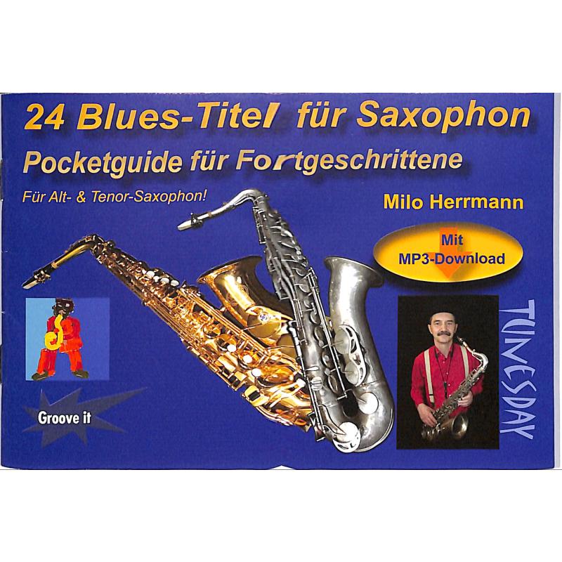Titelbild für TUN -TPG09 - 24 Blues Titel für Saxophon