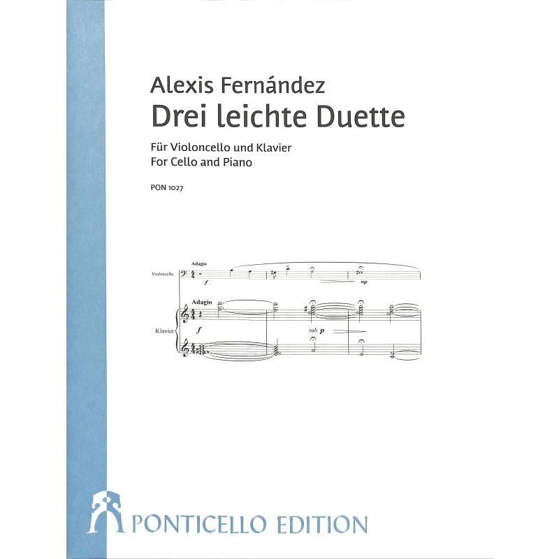 Titelbild für PONTICELLO 1027 - 3 leichte Duette