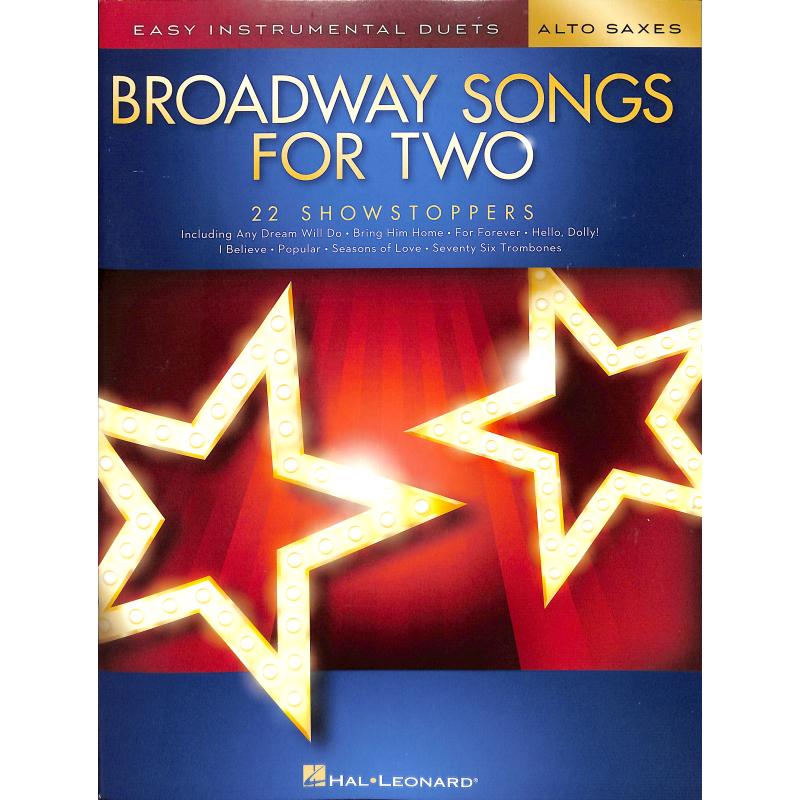 Titelbild für HL 252495 - Broadway songs for two