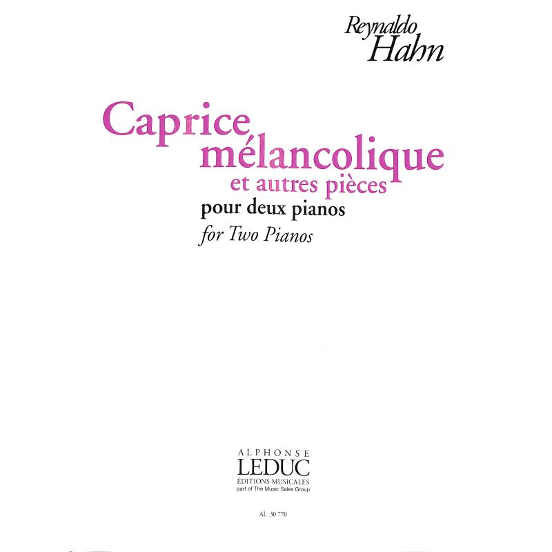 Titelbild für AL 30770 - Caprice melancolique et autres pieces