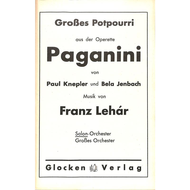 Titelbild für WEINB 756-20 - Paganini - grosses Potpourri