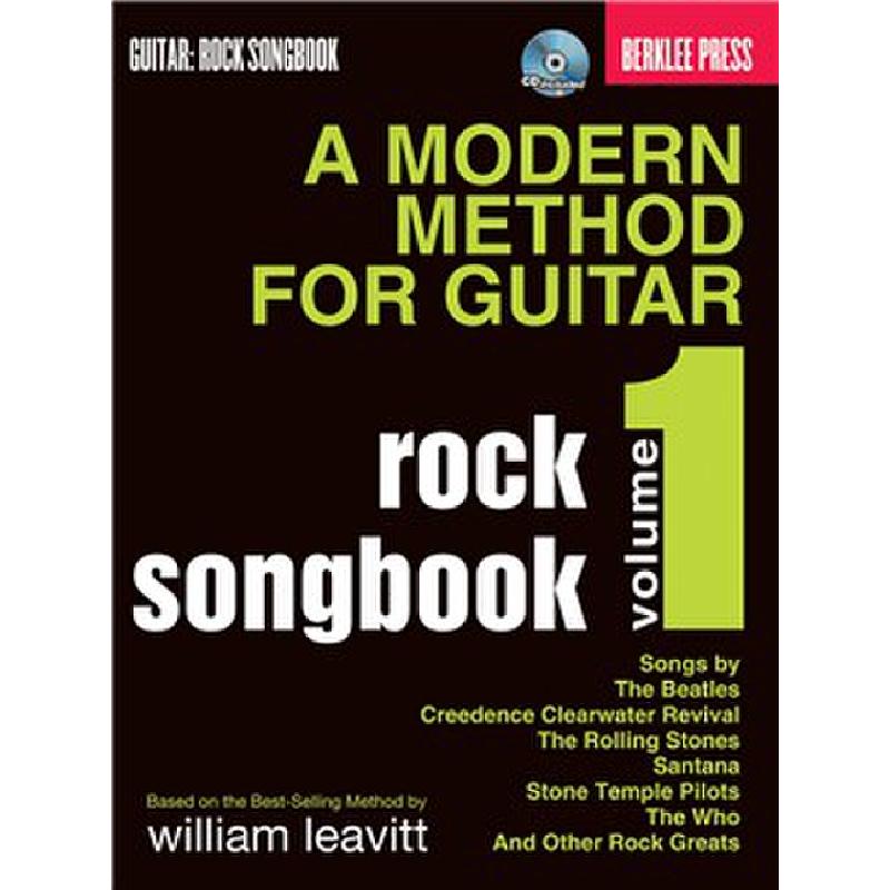 Titelbild für HL 50449624 - A modern method for guitar 1 | Rock songbook