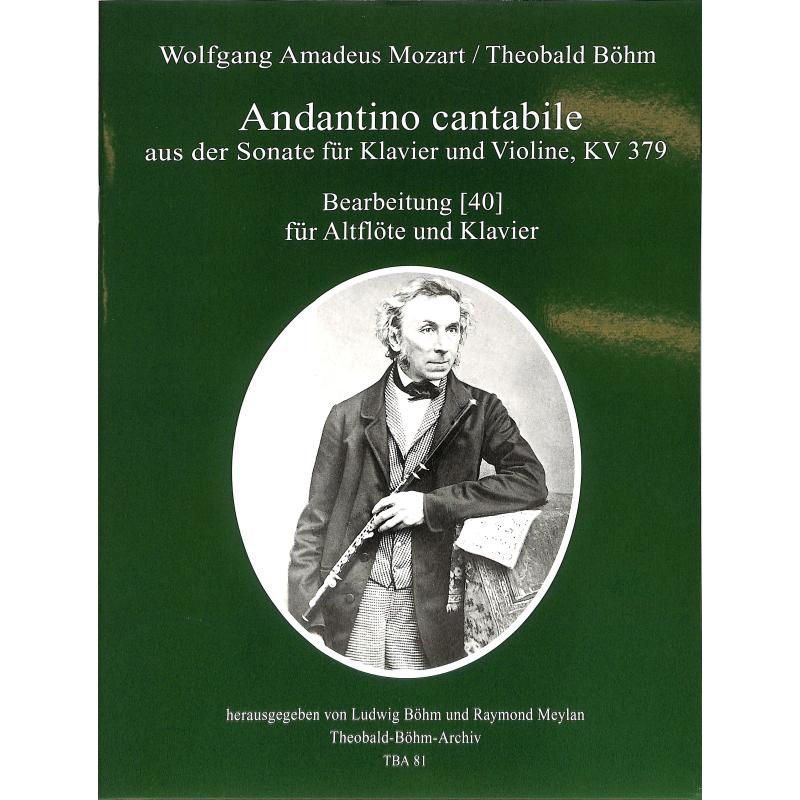 Titelbild für THBA 81 - Andantino cantabile | Sonate G-Dur KV 379 (373a)