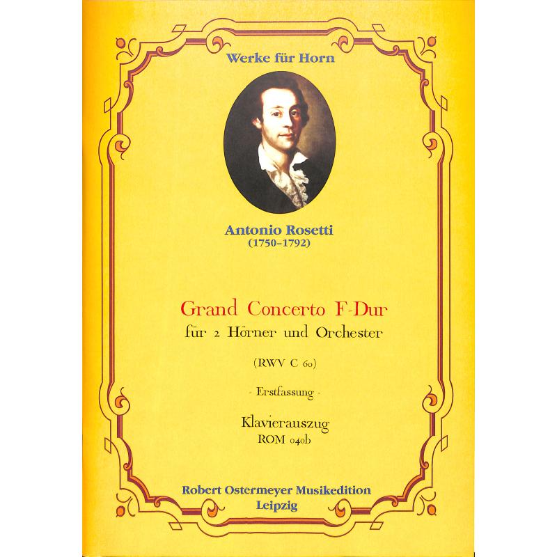 Titelbild für ROM 40B - Grand Concerto F-Dur RWV C 60