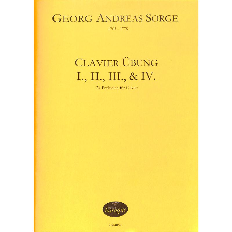 Titelbild für BAROQUE 4051 - Clavierübung 1-4