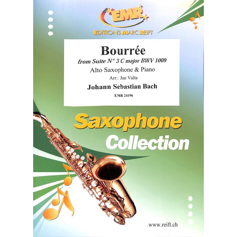 Titelbild für EMR 24196 - Bourree aus Suite 3 C-Dur BWV 1009
