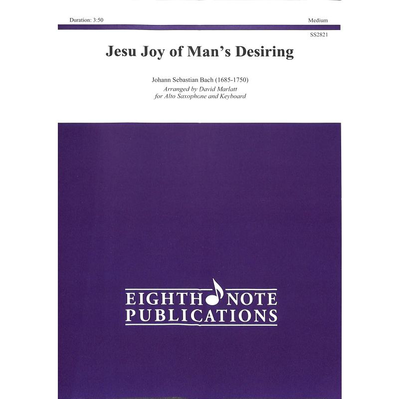 Titelbild für EIGHTH -SS2821 - Jesu joy of man's desiring | Jesus bleibet meine Freude (Kantate BWV 147)