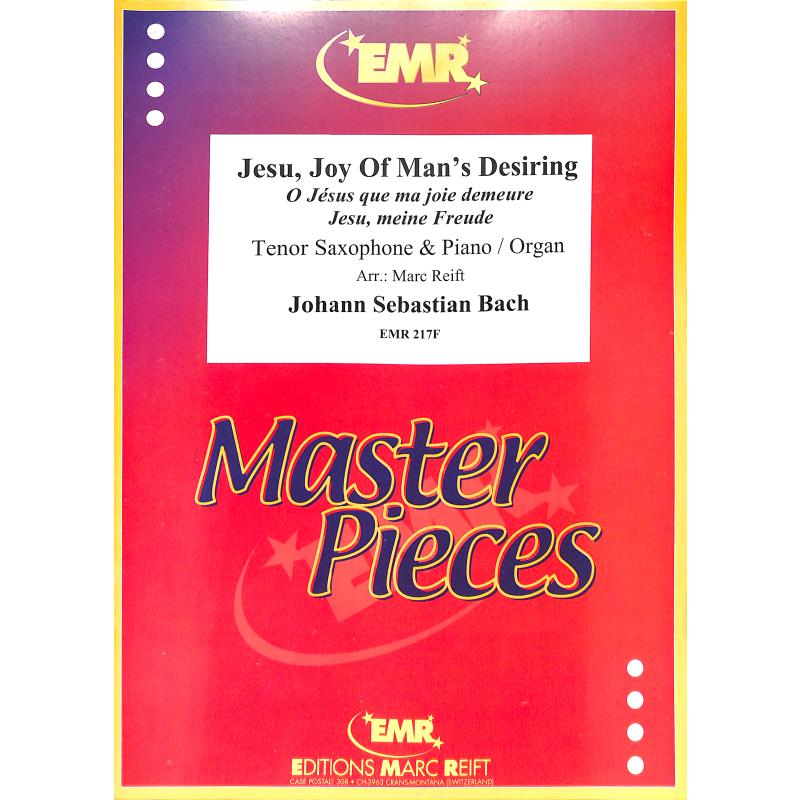 Titelbild für EMR 217F - Jesus bleibet meine Freude (Kantate BWV 147) | Jesu joy of man's desir