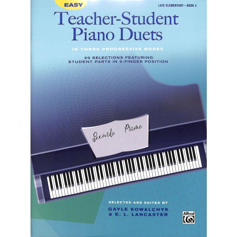 Titelbild für ALF 46130 - Easy teacher student piano duets 3