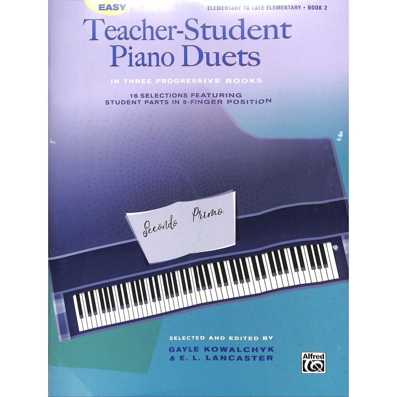Titelbild für ALF 46129 - Easy teacher student piano duets 2
