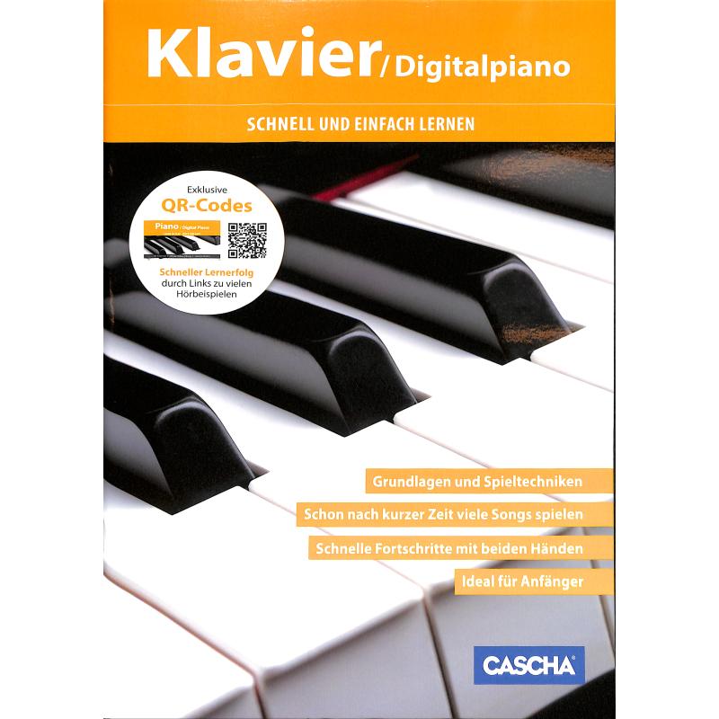 Titelbild für CASCHA -HH1901DE - Klavier / Digitalpiano schnell und einfach lernen