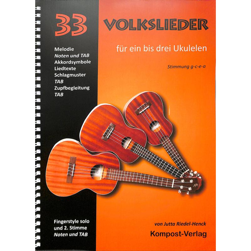 Titelbild für 978-3-9802341-7-7 - 33 Volkslieder