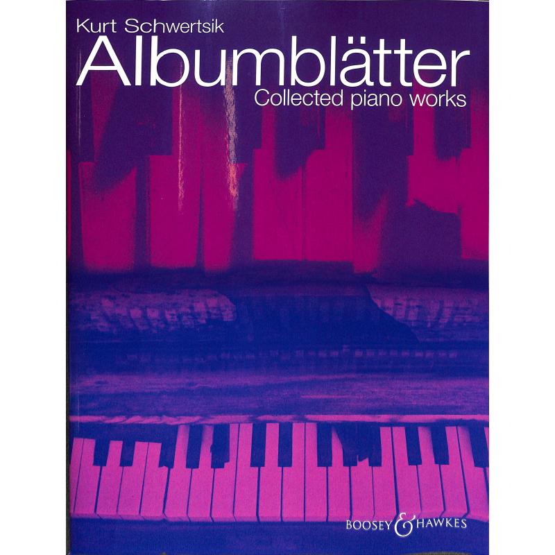 Titelbild für BH 13113 - Albumblätter | Collected piano works