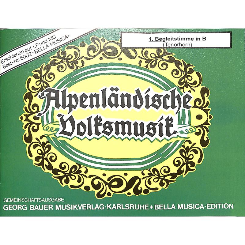 Titelbild für BAU 580-BGL1B - Alpenländische Volksmusik