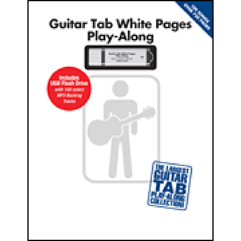 Titelbild für HL 121543 - Guitar tab white pages play along