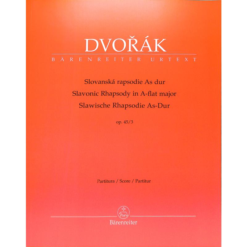 Titelbild für BA 10403 - Slawische Rhapsodie As-Dur op 45/3