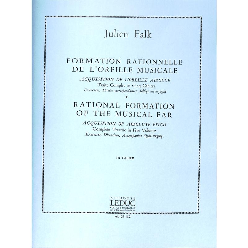 Titelbild für AL 25182 - Formation rationnelle de l'oreille musicale