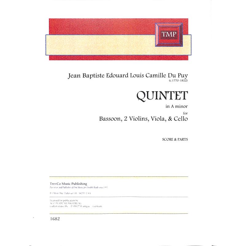 Titelbild für ACCOLADE 1682 - Quintett a-moll