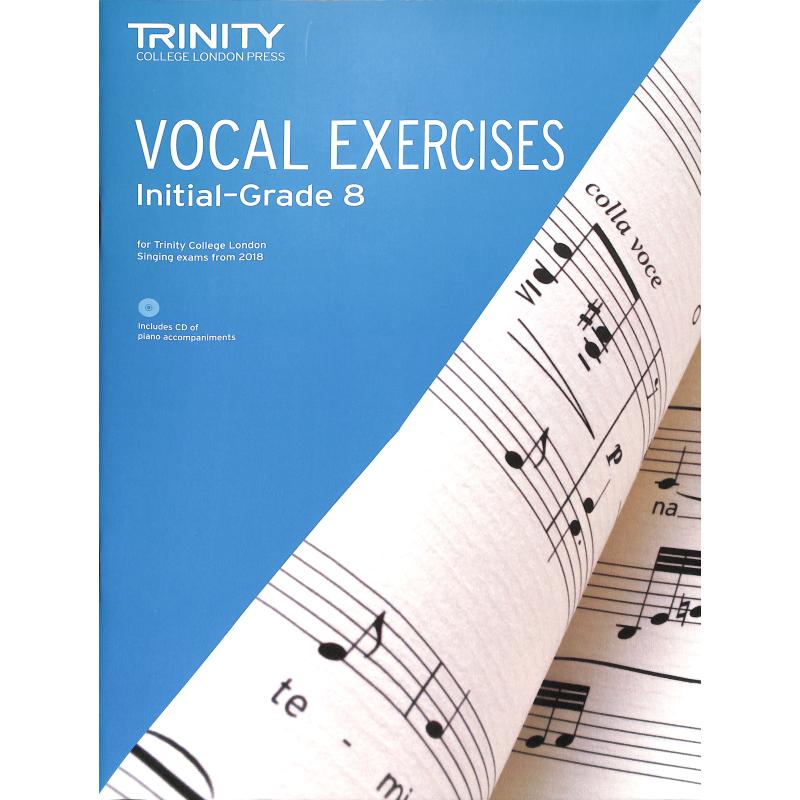 Titelbild für TCL 016775 - Vocal Exercises Initial Grade 8 2018